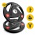 Диск олимпийский 4FIZJO 2 x 10 кг 51 мм металлический, прорезиненный Black (P-5905973401289)