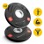 Диск олимпийский 4FIZJO 2 x 1.25 кг 51 мм металлический, прорезиненный Black (P-5905973401258)