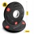 Диск олимпийский 4FIZJO 2 x 1.25 кг 51 мм металлический, прорезиненный Black (P-5905973401258)