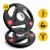 Диск олімпійський 4FIZJO 2 x 5 кг 51 мм металевий, прогумований Black (P-5905973401241)