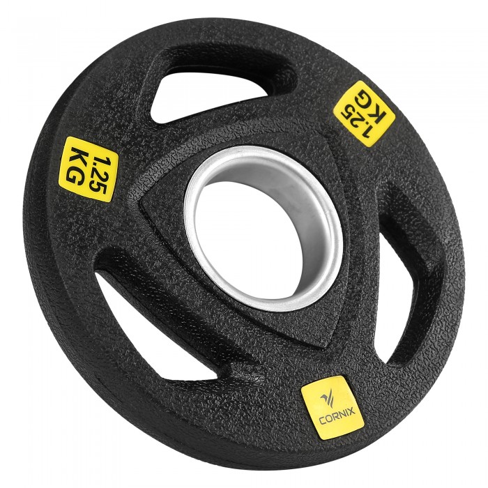 Диск олімпійський Cornix 1 x 1.25 кг 51 мм металевий, прогумований XR-0423 Black Диск олімпійський Cornix 1 x 1.25 кг 51 мм металевий, прогумований XR-0423 Black