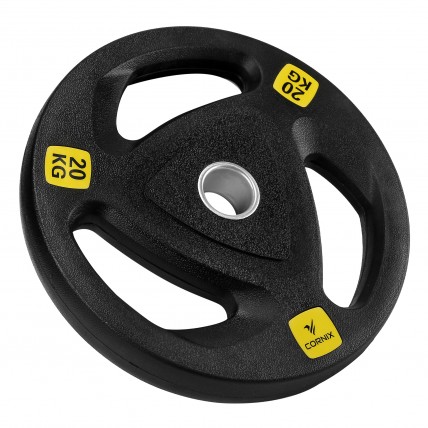 Диск олімпійський Cornix 1 x 20 кг 51 мм металевий, прогумований XR-0428 Black Диск олімпійський Cornix 1 x 20 кг 51 мм металевий, прогумований XR-0428 Black