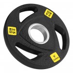 Диск олімпійський Cornix 1 x 2.5 кг 51 мм металевий, прогумований XR-0424 Black