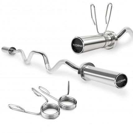 Гриф для штанги олімпійський Z-подібний Cornix 120 см 50 мм XR-0422