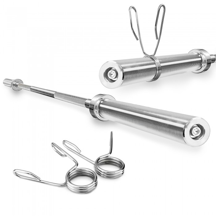 Гриф для штанги прямий олімпійський Cornix 220 см 50 мм без підшипників XR-0417