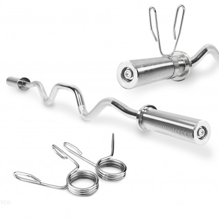 Гриф для штанги олімпійський Z-подібний Cornix 120 см 50 мм без підшипників XR-0421