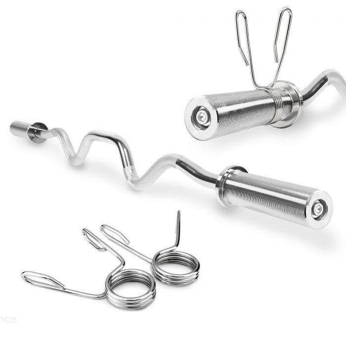 Гриф для штанги олімпійський Z-подібний Cornix 120 см 50 мм без підшипників XR-0421