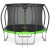 Батут с внутренней сеткой 4FIZJO PRO 12FT 374 см Black/Green (P-5907739314185)
