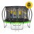 Батут с внутренней сеткой 4FIZJO PRO 14FT 435 см Black/Green (P-5907739314192)