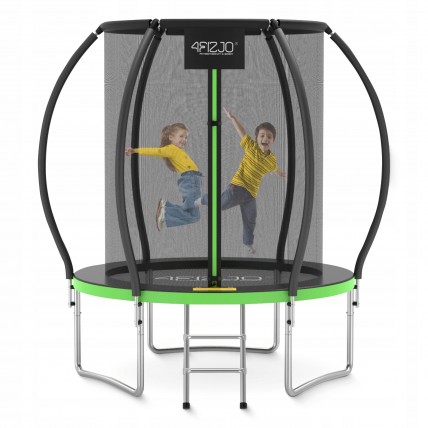 Батут із внутрішньою сіткою 4FIZJO PRO 6FT 183 см Black/Green (P-5907739319234)
