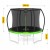 Батут із внутрішньою сіткою 4FIZJO PRO 8FT 252 см Black/Green (P-5907739314161)