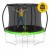 Батут із внутрішньою сіткою 4FIZJO PRO 8FT 252 см Black/Green (P-5907739314161)