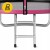 Батут із зовнішньою сіткою 4FIZJO Classic 8FT 252 см Black/Pink (P-5907739314536)