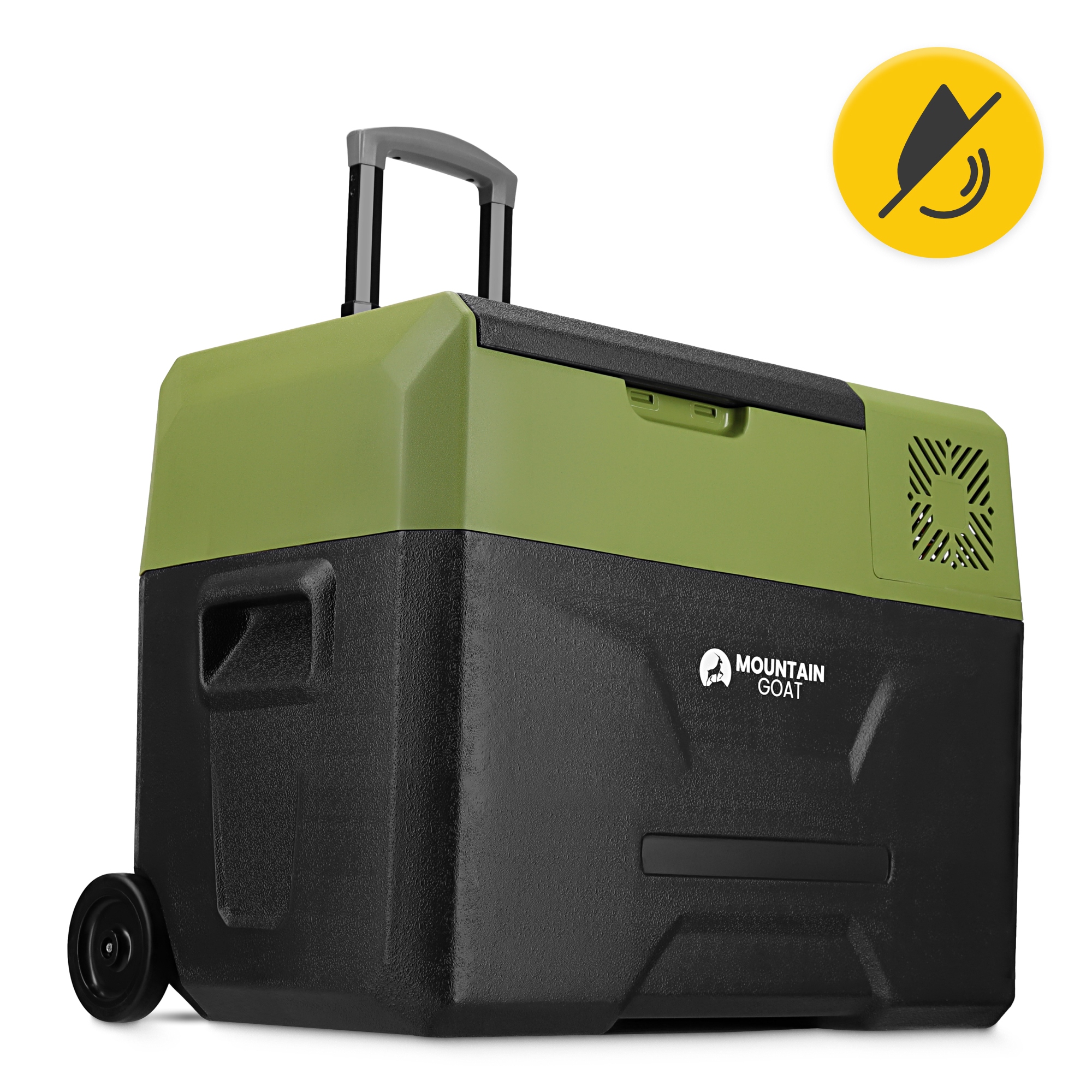 Холодильник туристичний компресорний Mountain Goat XTREME 39.3 л електричний, переносний Black/Olive (P-5905973404921) — фото 4