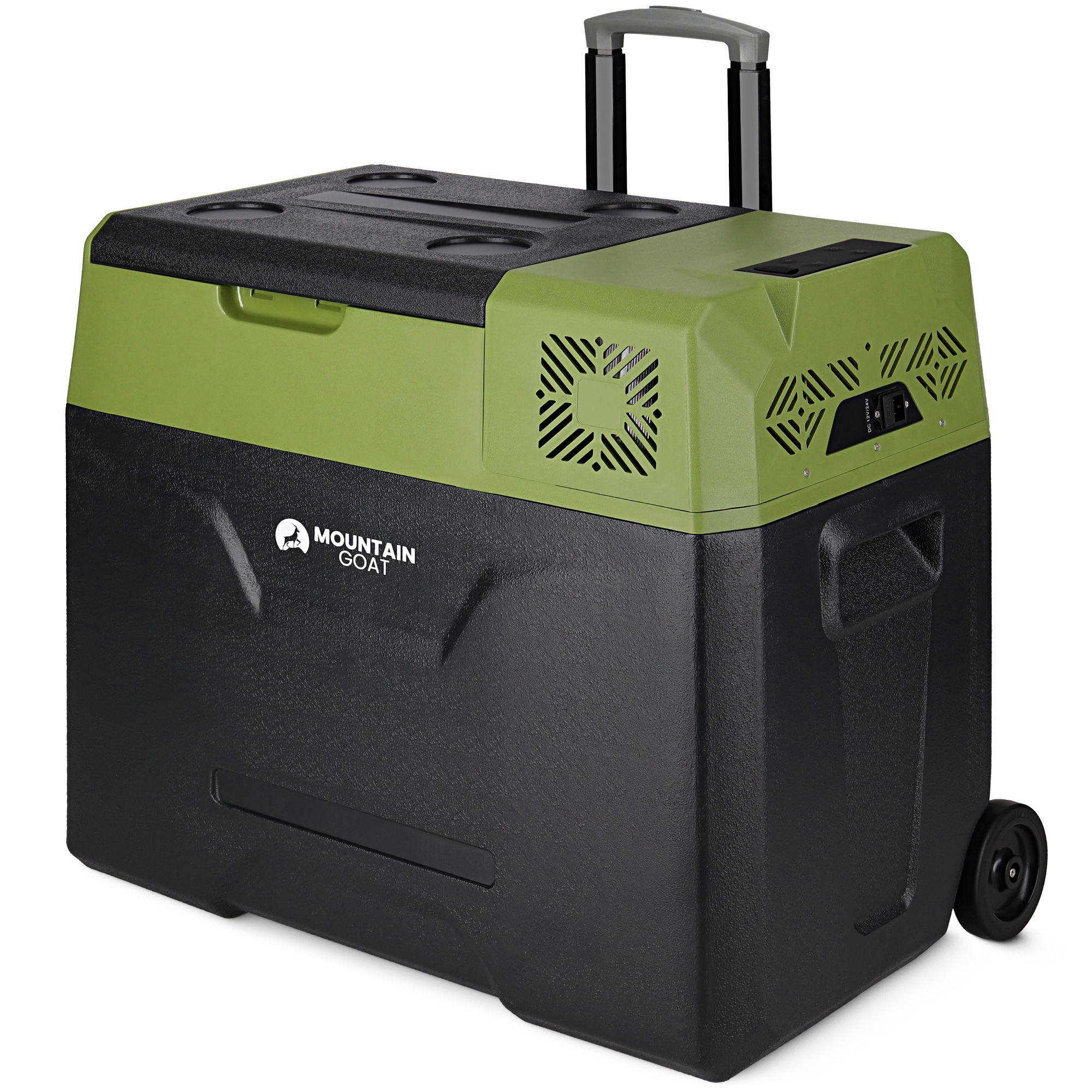 Холодильник туристичний компресорний Mountain Goat XTREME 47.3 л електричний, переносний Black/Olive (P-5905973404891) — фото 1