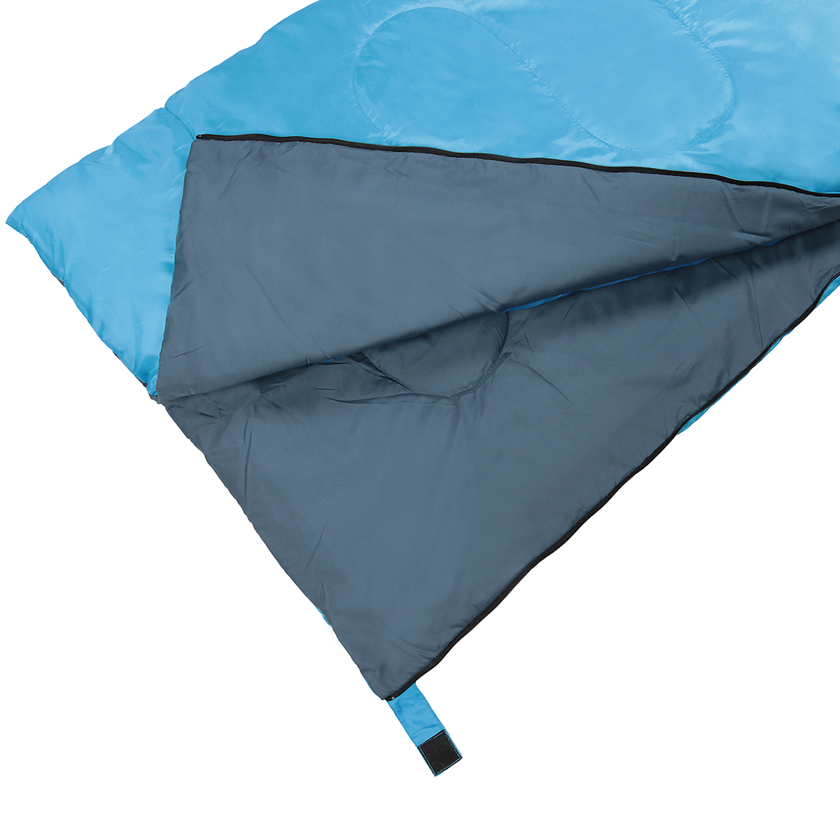 Спальний мішок (спальник) ковдра SportVida SV-CC0060 +2 ...+21°C R Sky Blue/Grey — мініатюра 6