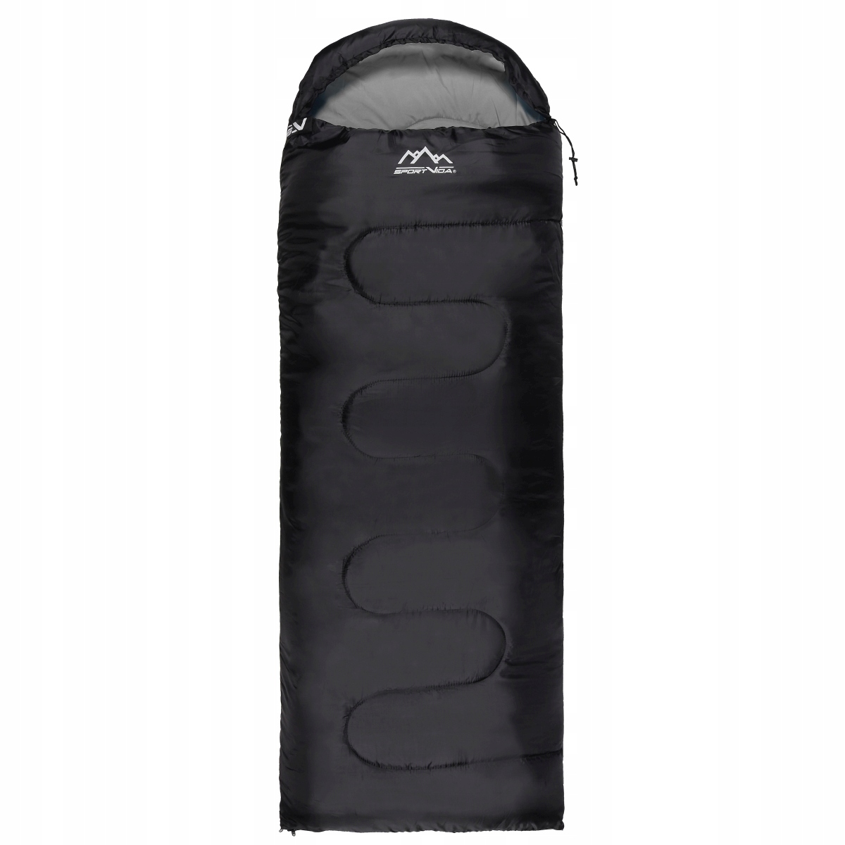 Спальний мішок (спальник) ковдра SportVida SV-CC0062 +2 ...+21°C R Black/Grey — мініатюра 5