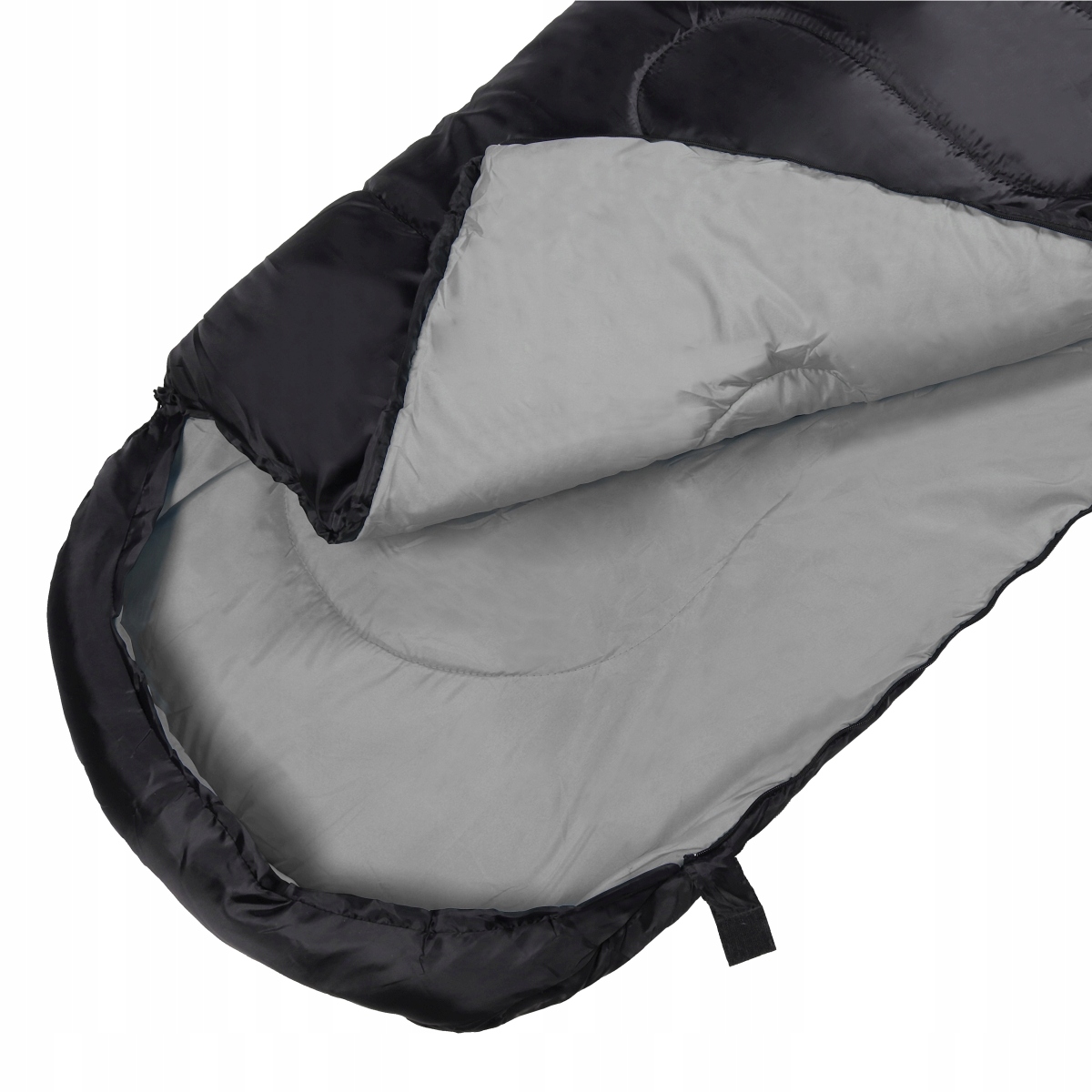 Спальний мішок (спальник) ковдра SportVida SV-CC0062 +2 ...+21°C R Black/Grey — мініатюра 6
