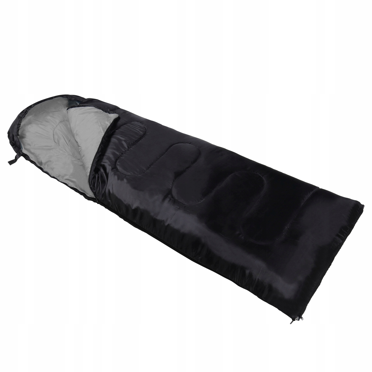 Спальний мішок (спальник) ковдра SportVida SV-CC0062 +2 ...+21°C R Black/Grey — мініатюра 9