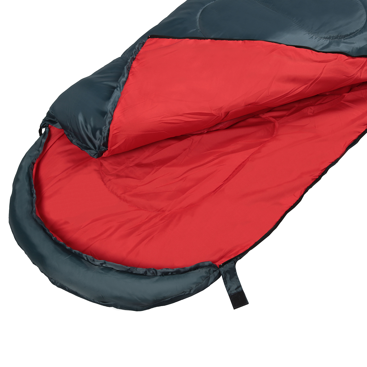 Спальний мішок (спальник) ковдра SportVida SV-CC0063 +2 ...+21°C R Navy Green/Red — мініатюра 7