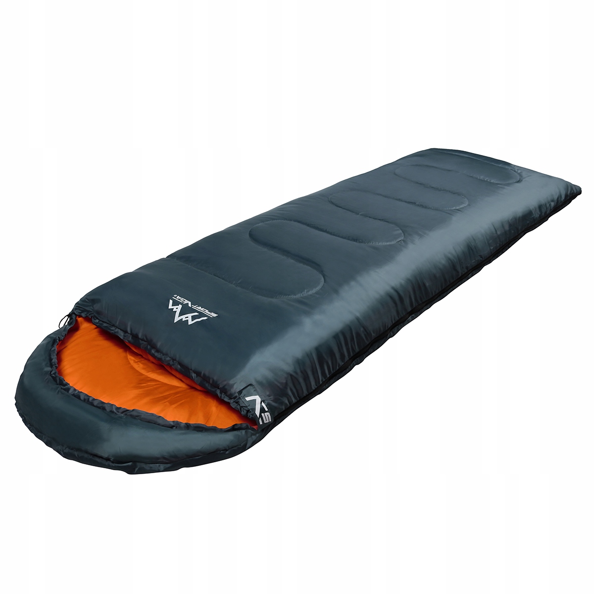 Спальний мішок (спальник) ковдра SportVida SV-CC0065 +2 ...+21°C R Navy Green/Orange — мініатюра 10