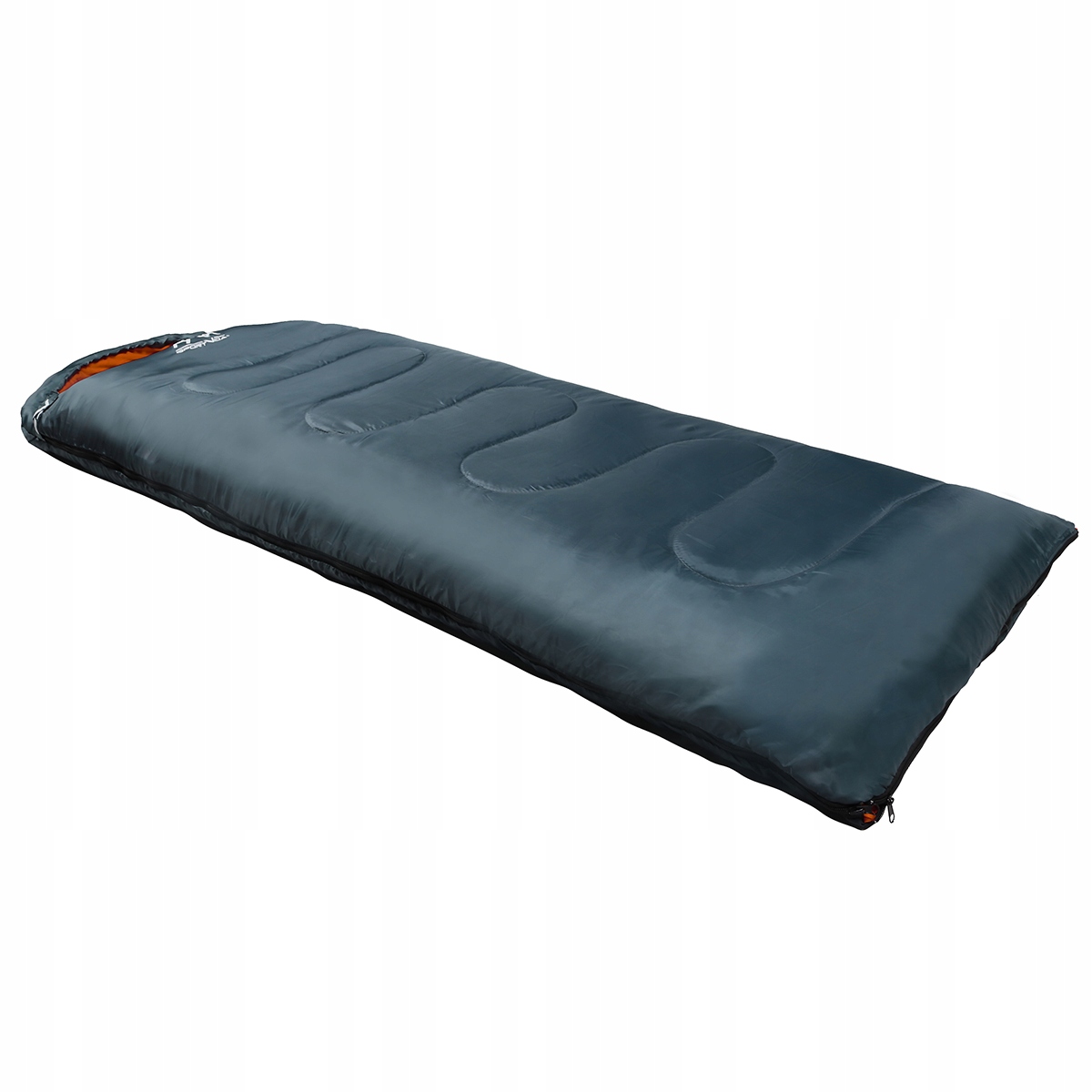 Спальний мішок (спальник) ковдра SportVida SV-CC0065 +2 ...+21°C R Navy Green/Orange — мініатюра 7