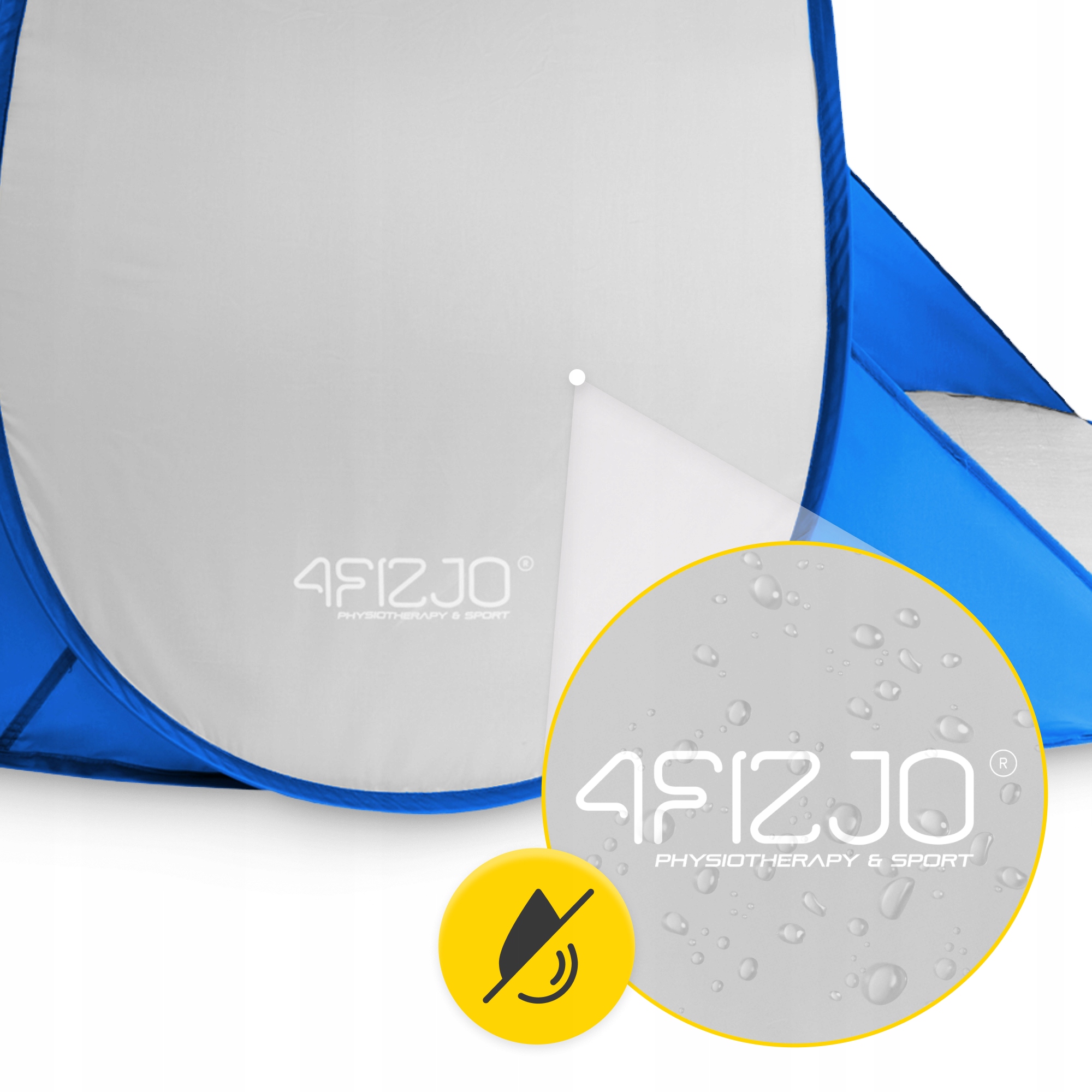 Намет пляжний 4FIZJO Pop-Up 195 x 120 см саморозкладний Blue/Grey (P-5905973405157) — мініатюра 10