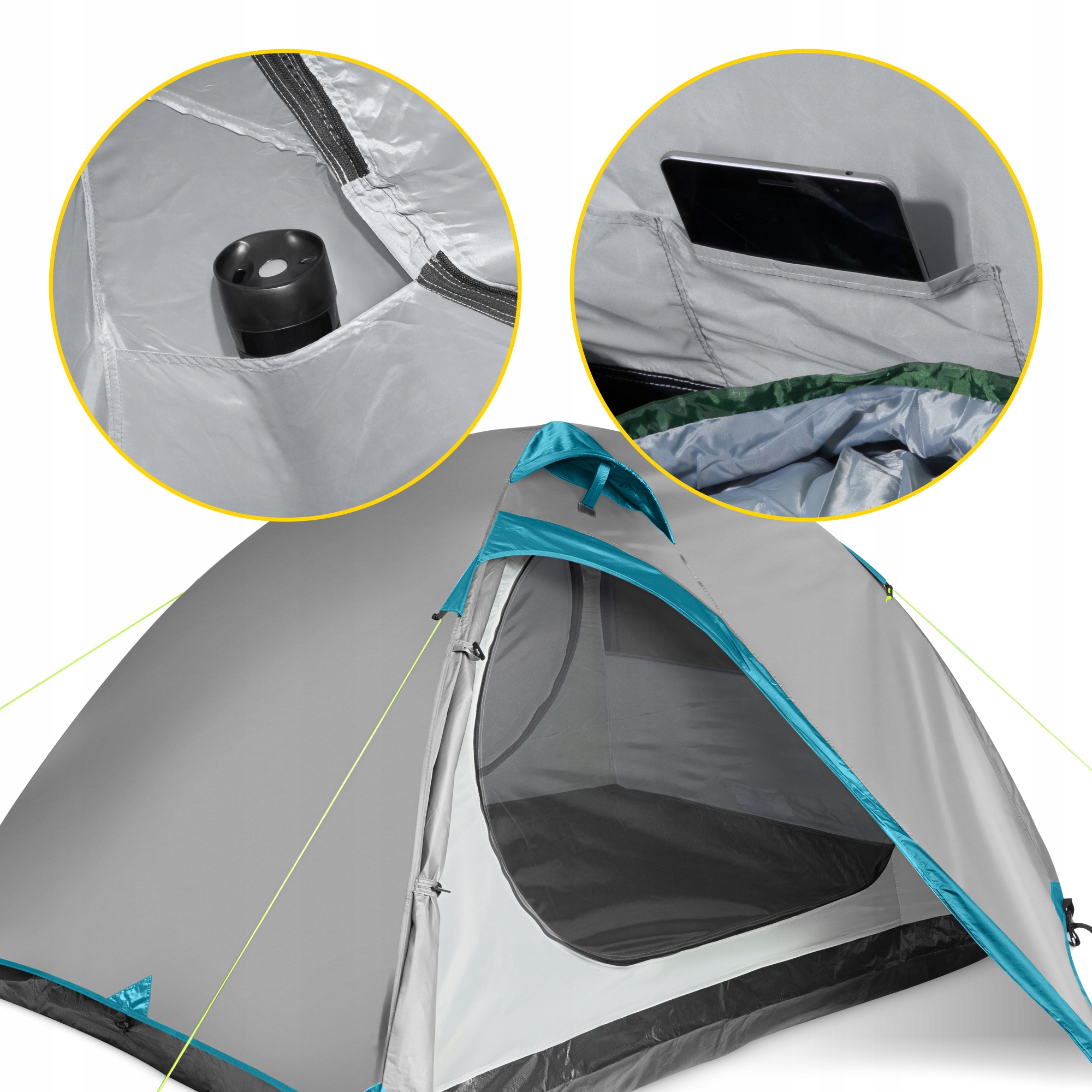 Намет туристичний Mountain Goat Prime Duo 2-місний Grey (P-5905973406550) — мініатюра 6