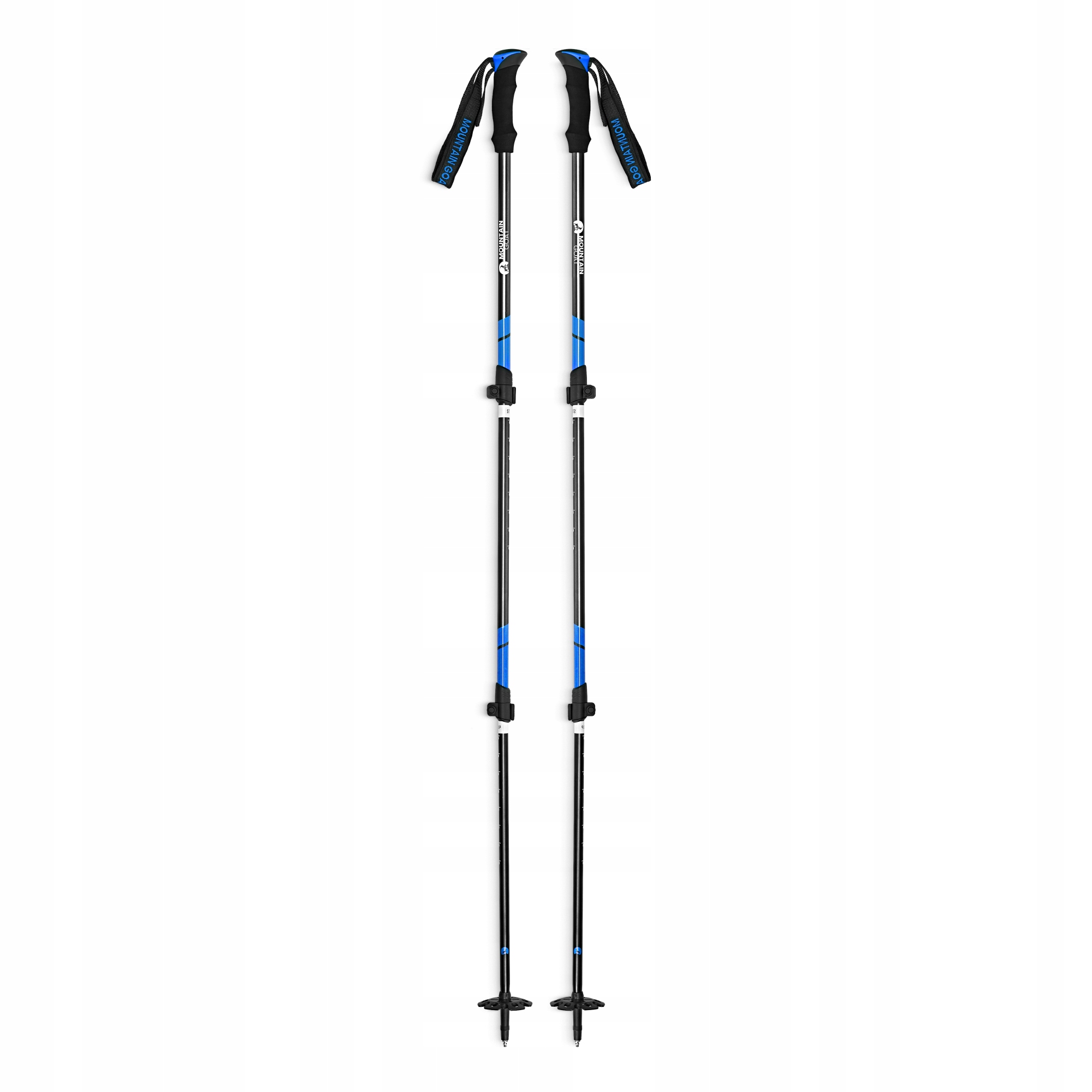 Трекінгові палиці Mountain Goat Peak+ 60-135 см Black/Blue (P-5907739318268) — мініатюра 9