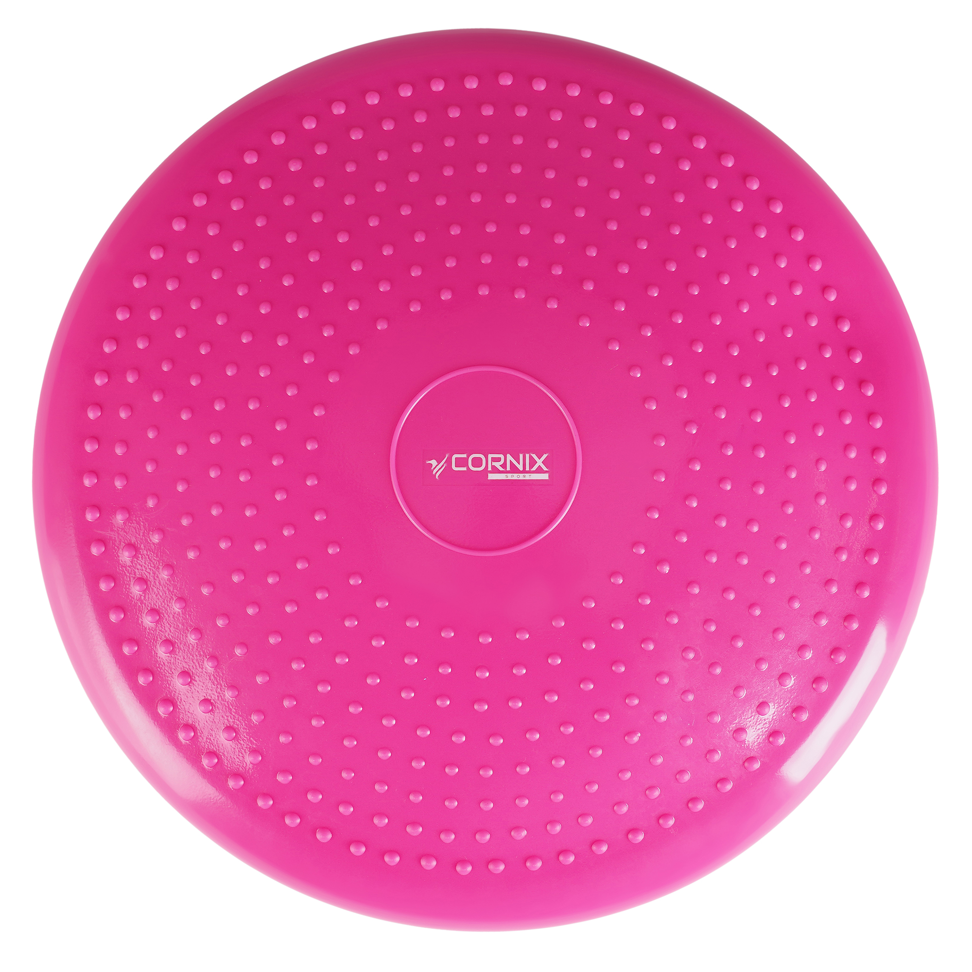 Балансувальна подушка-диск Cornix 33 см (сенсомоторна) масажна XR-0055 Pink — мініатюра 9