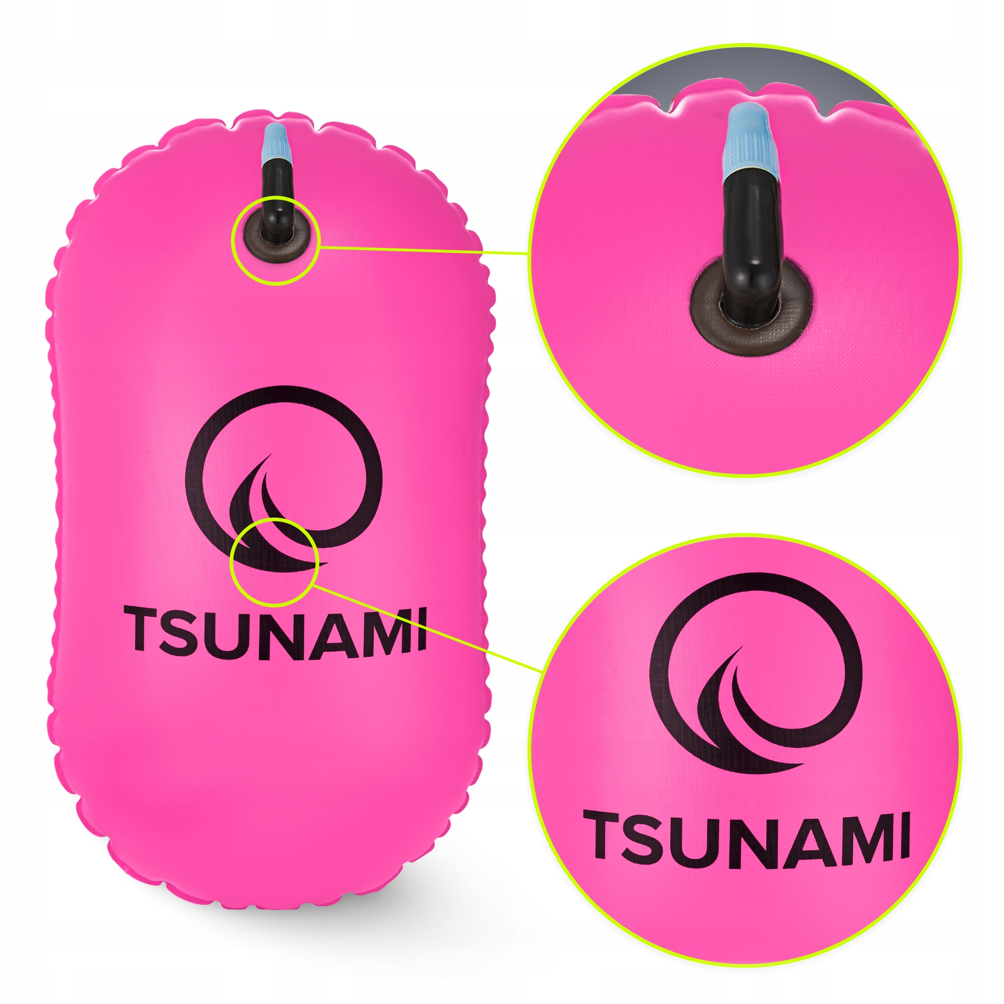 Буй для плавання TSUNAMI Basic надувний Pink (P-5907739314079) — фото 2