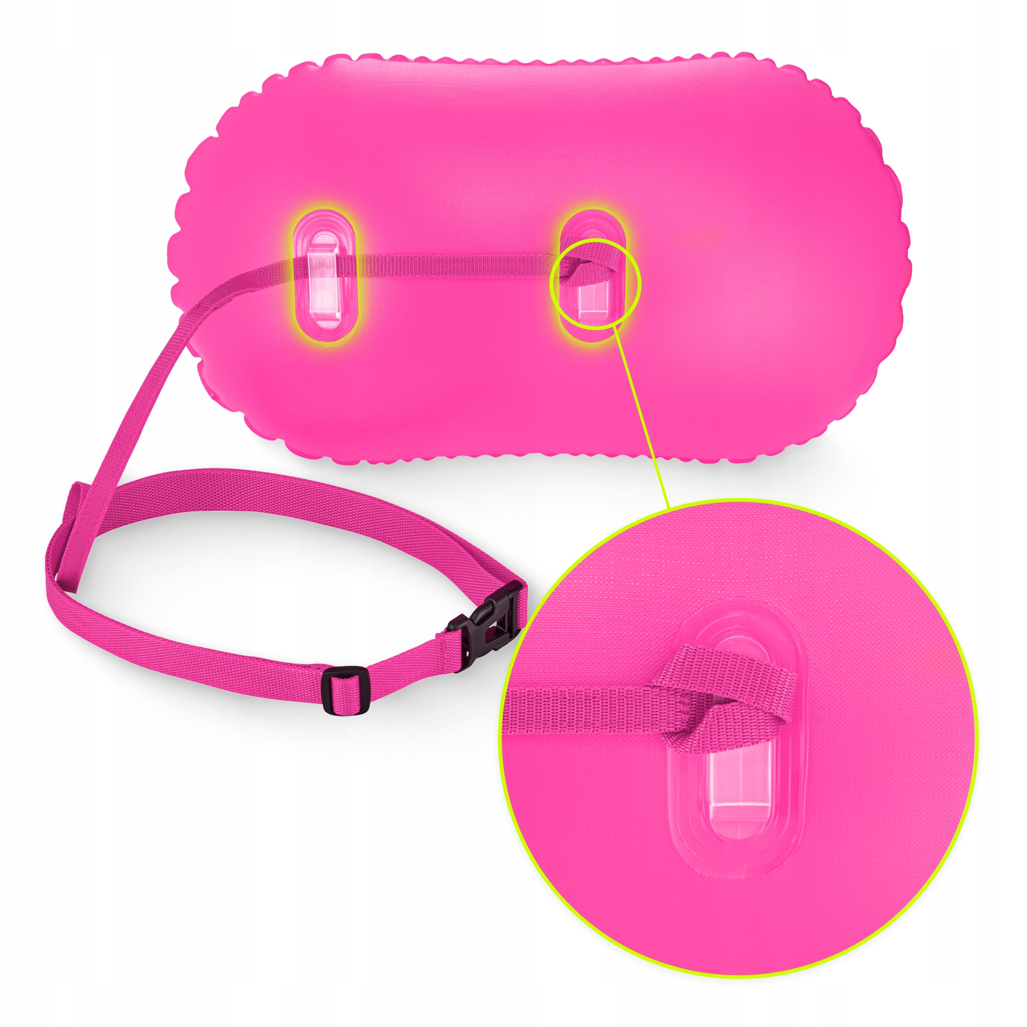 Буй для плавання TSUNAMI Basic надувний Pink (P-5907739314079) — мініатюра 6