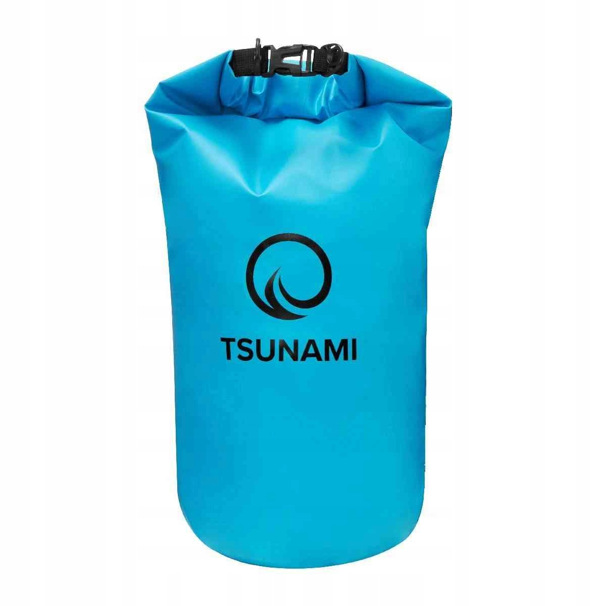 Гермомішок TSUNAMI Dry Pack 30 л водозахисний Sky Blue (P-5907739313270) — фото 5