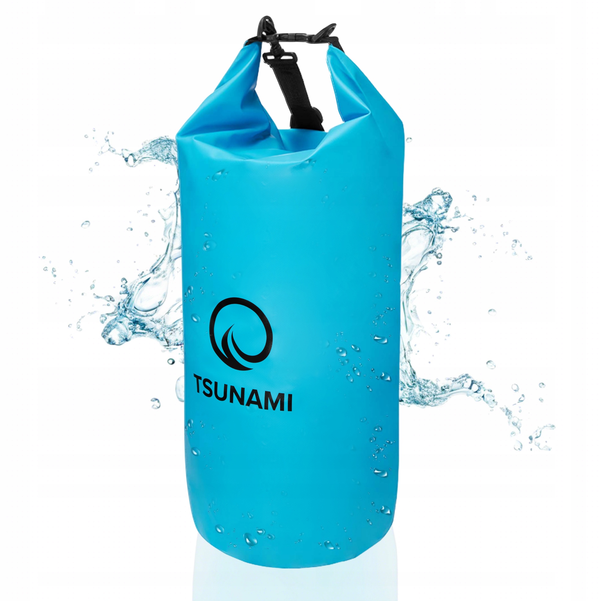 Гермомішок TSUNAMI Dry Pack 30 л водозахисний Sky Blue (P-5907739313270) — фото 1