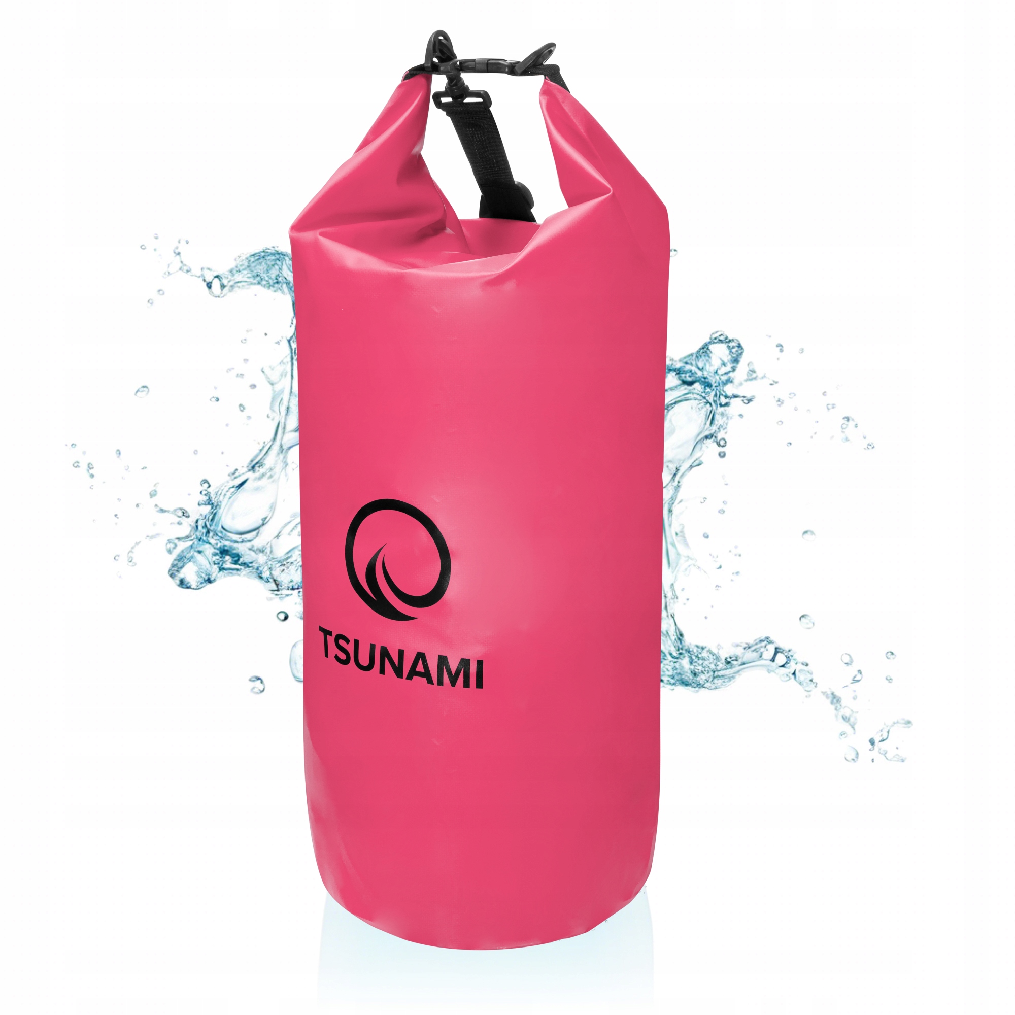 Гермомішок TSUNAMI Dry Pack 30 л водозахисний Pink (P-5907739314093) — фото 1