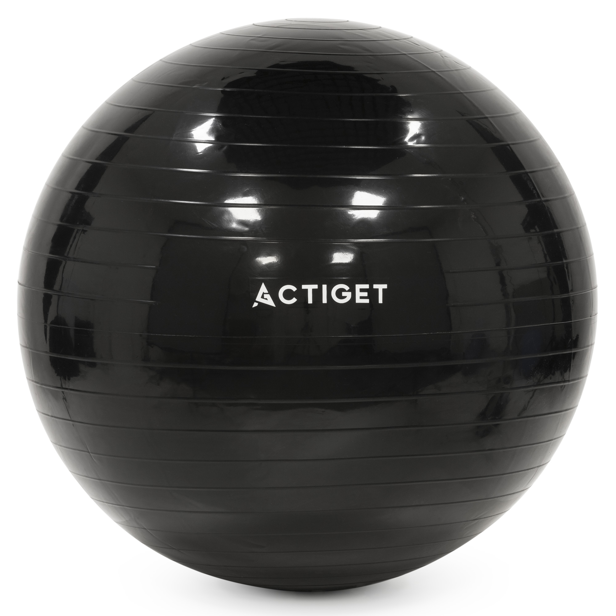 М'яч для фітнесу (фітбол) Actiget 85 см з насосом ACT0148 Black