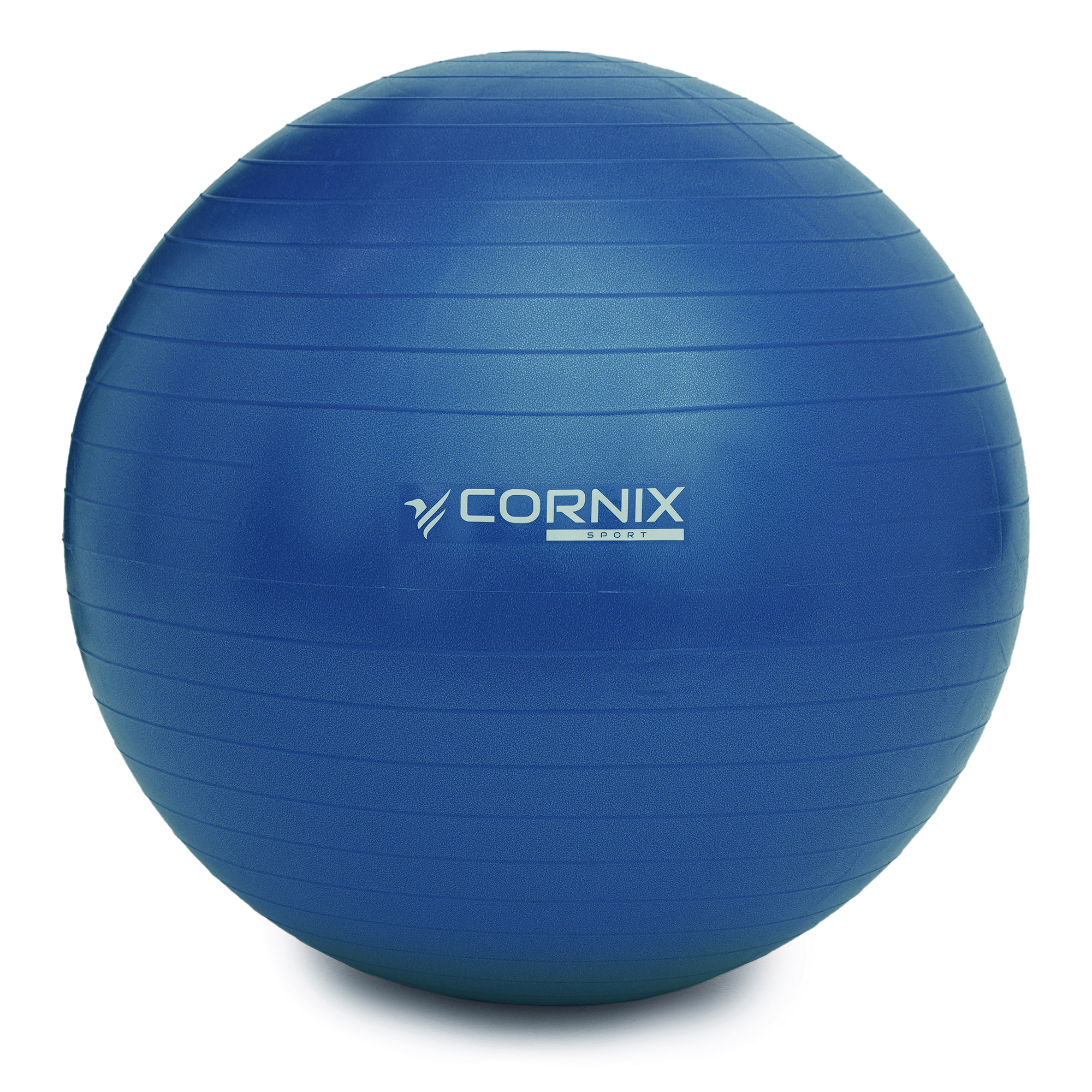 М'яч для фітнесу (фітбол) Cornix 55 см Anti-Burst XR-0015 Blue — мініатюра 8