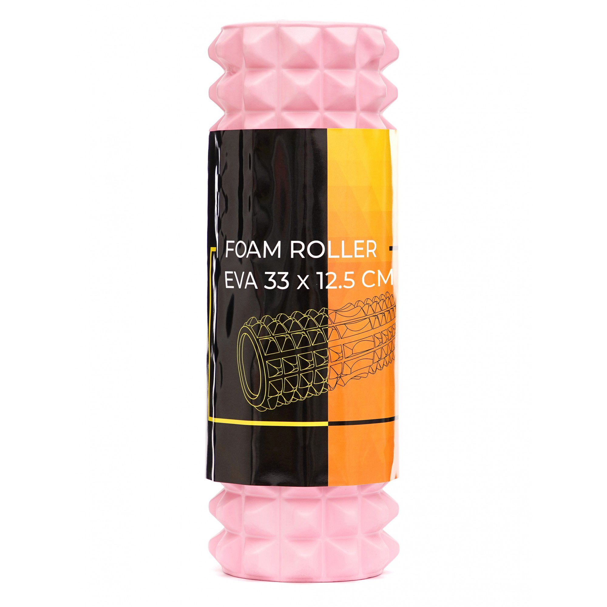 Масажний ролик Cornix EVA 33 x 12.5 см (валик, роллер) XR-0326 Light Pink — фото 2