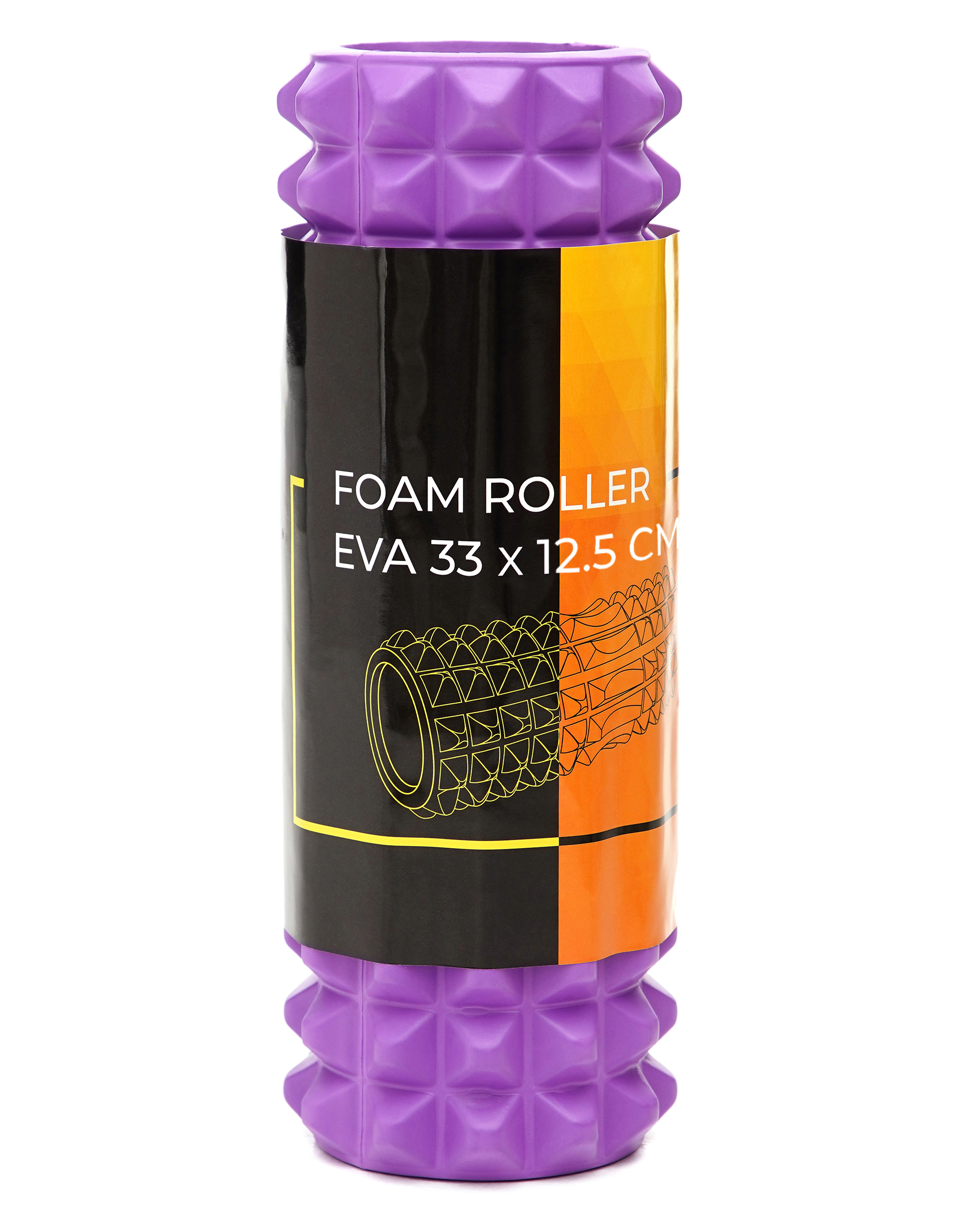 Масажний ролик Cornix EVA 33 x 12.5 см (валик, роллер) XR-0328 Violet — фото 2