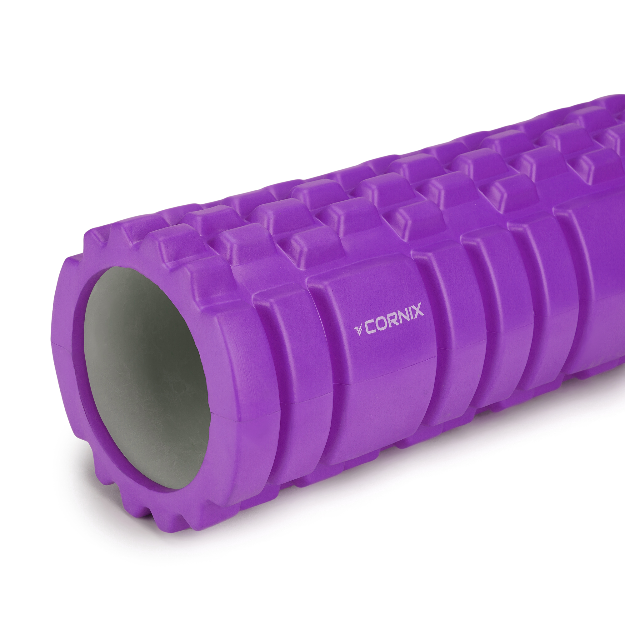 Масажний ролик Cornix EVA 33 x 14 см (валик, роллер) XR-0032 Violet — мініатюра 10