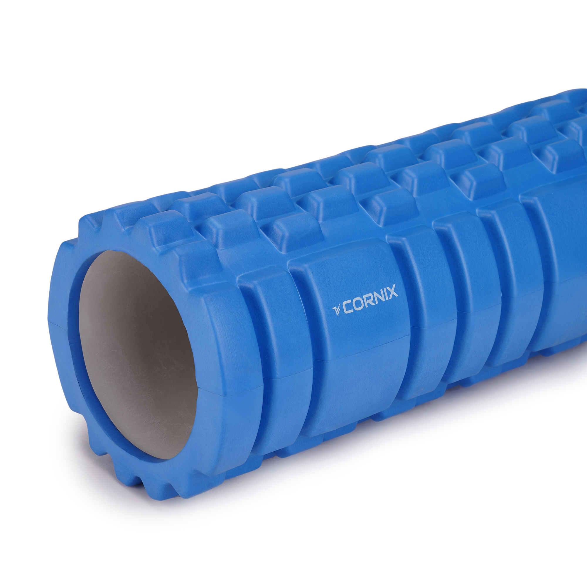 Масажний ролик Cornix EVA 33 x 14 см (валик, роллер) XR-0035 Blue — фото 2