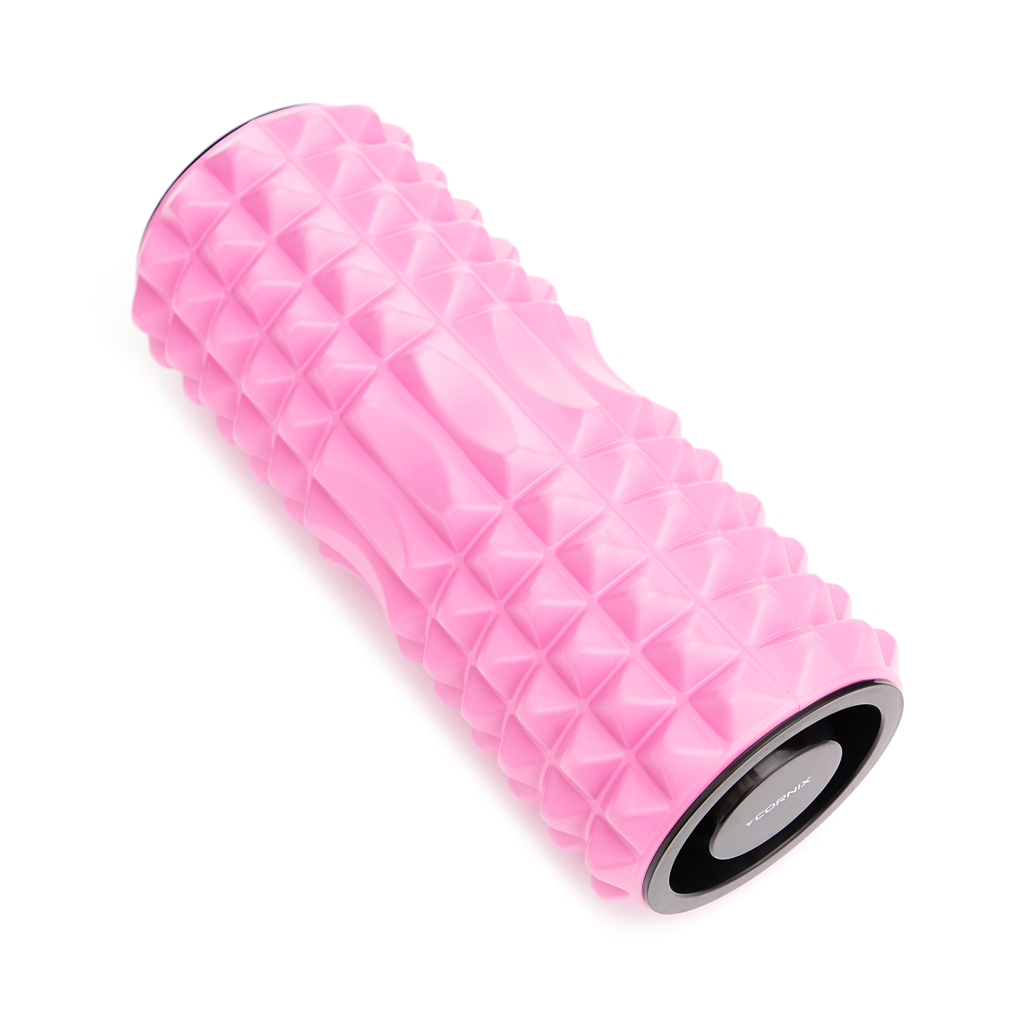 Масажний ролик Cornix EVA 33 x 14 см (валик, роллер) XR-0339 Pink — фото 3