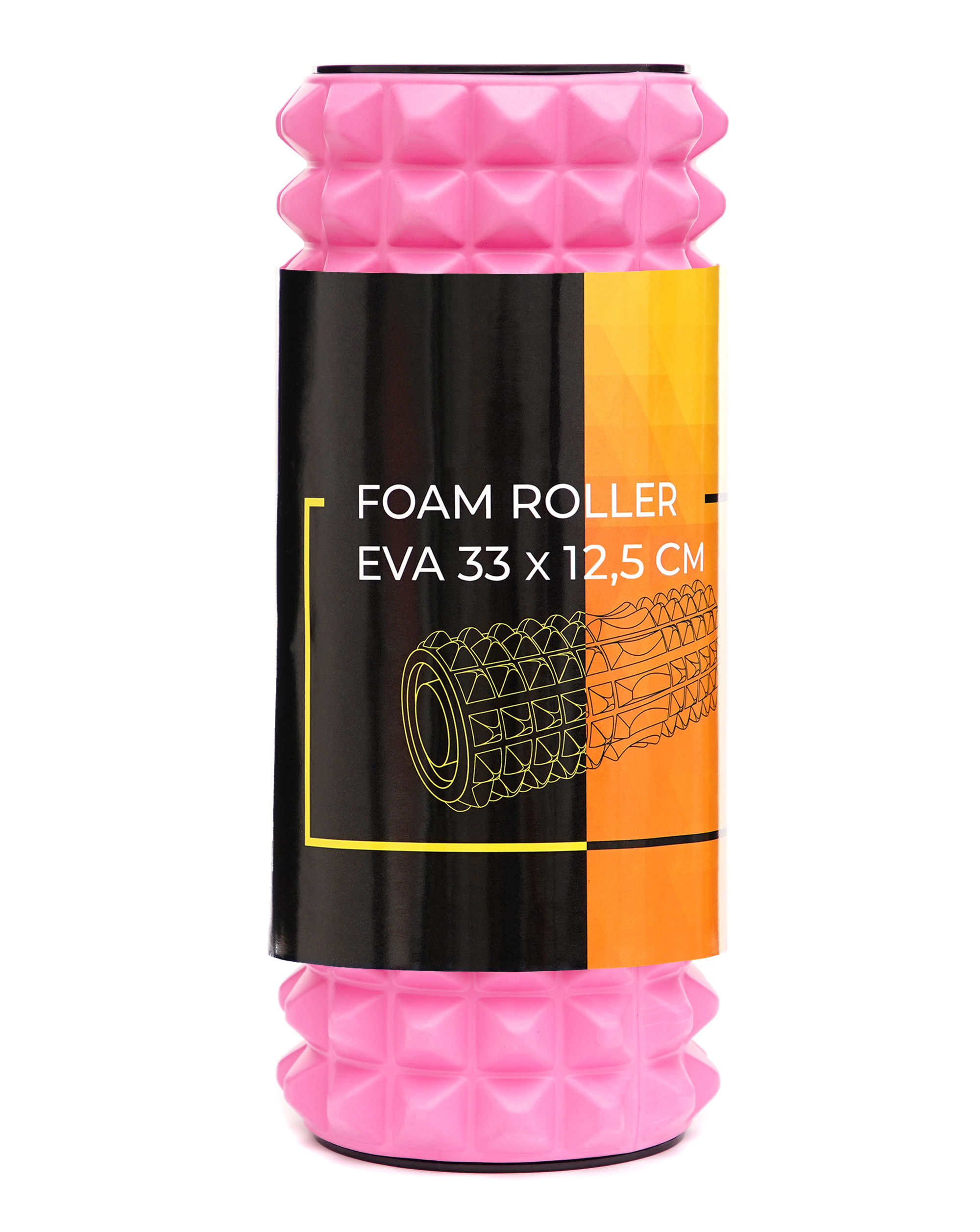 Масажний ролик Cornix EVA 33 x 12.5 см (валик, роллер) XR-0339 Pink