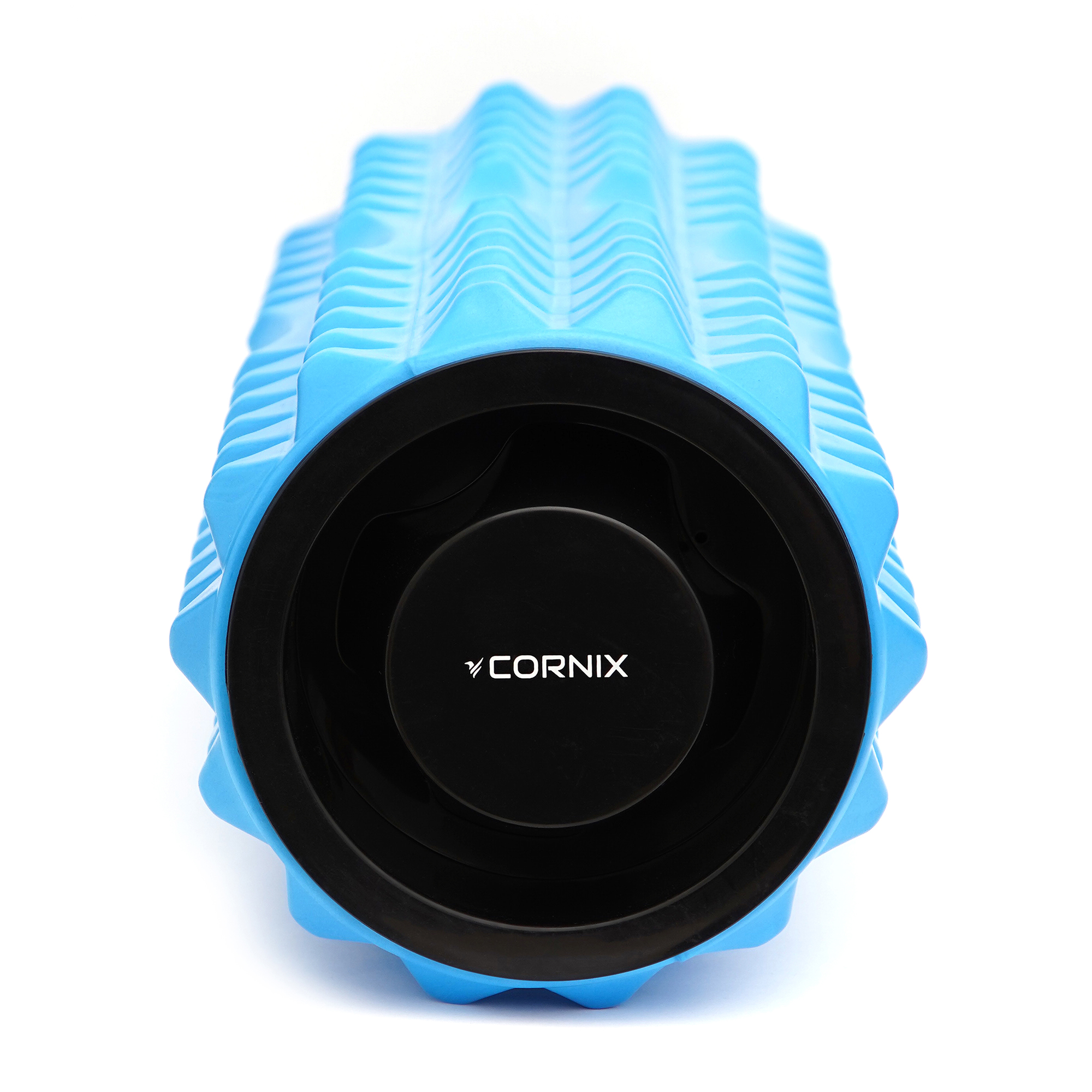 Масажний ролик Cornix EVA 33 x 14 см (валик, роллер) XR-0340 Blue — фото 4
