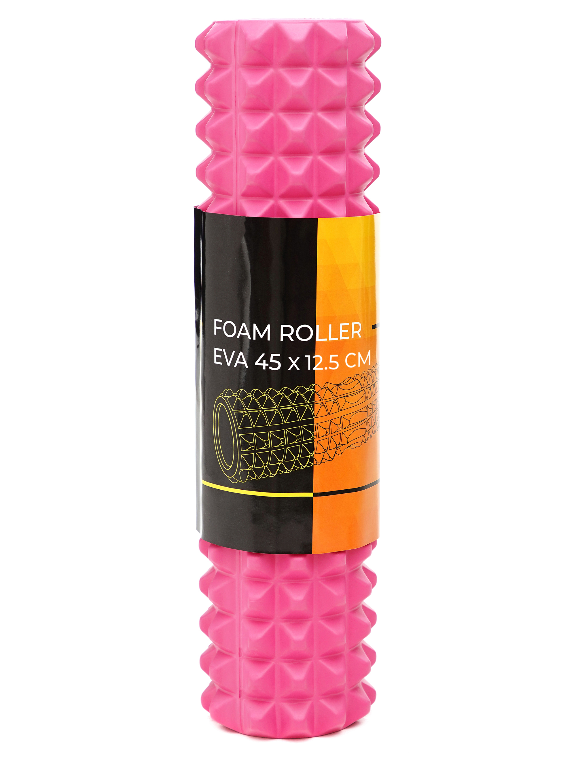 Масажний ролик Cornix EVA 45 x 12.5 см (валик, роллер) XR-0332 Pink — фото 2