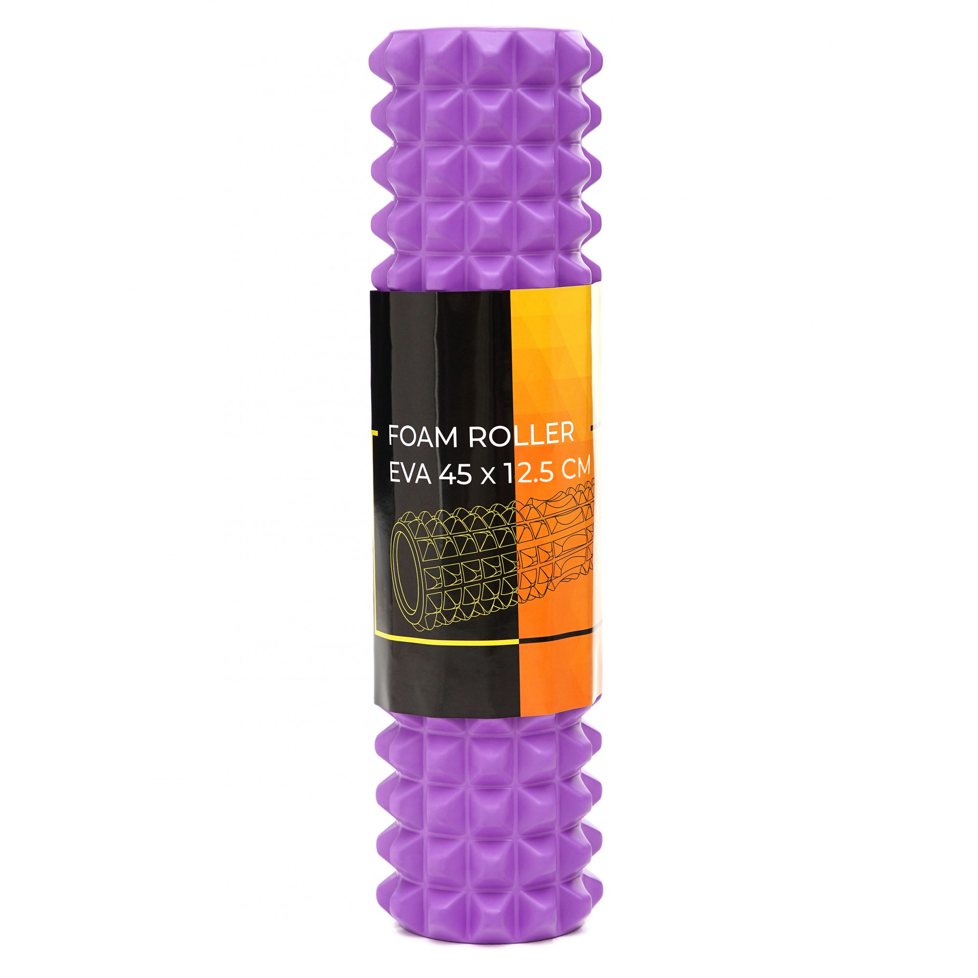 Масажний ролик Cornix EVA 45 x 12.5 см (валик, роллер) XR-0333 Violet — фото 2