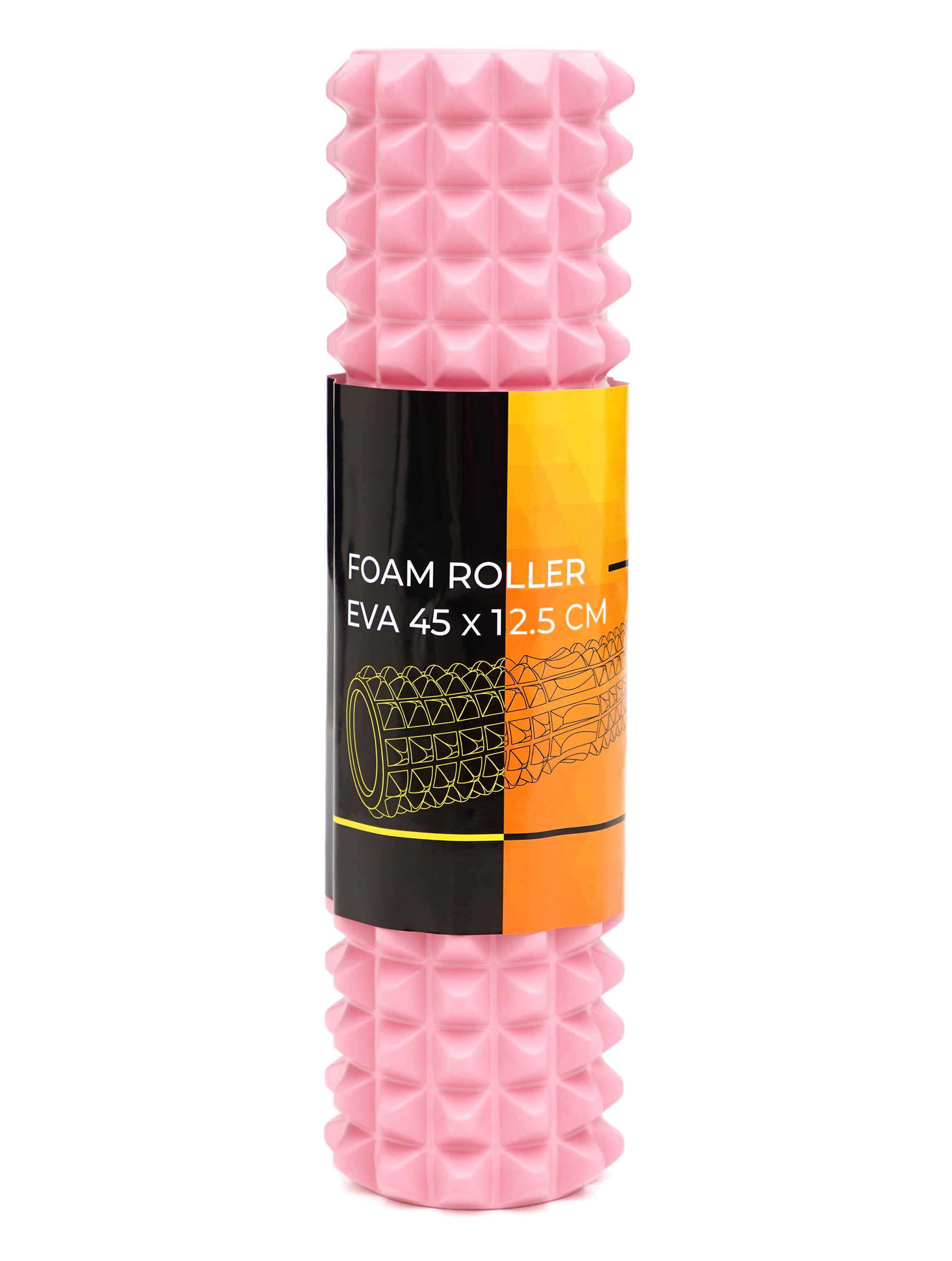 Масажний ролик Cornix EVA 45 x 12.5 см (валик, роллер) XR-0336 Light Pink — фото 2