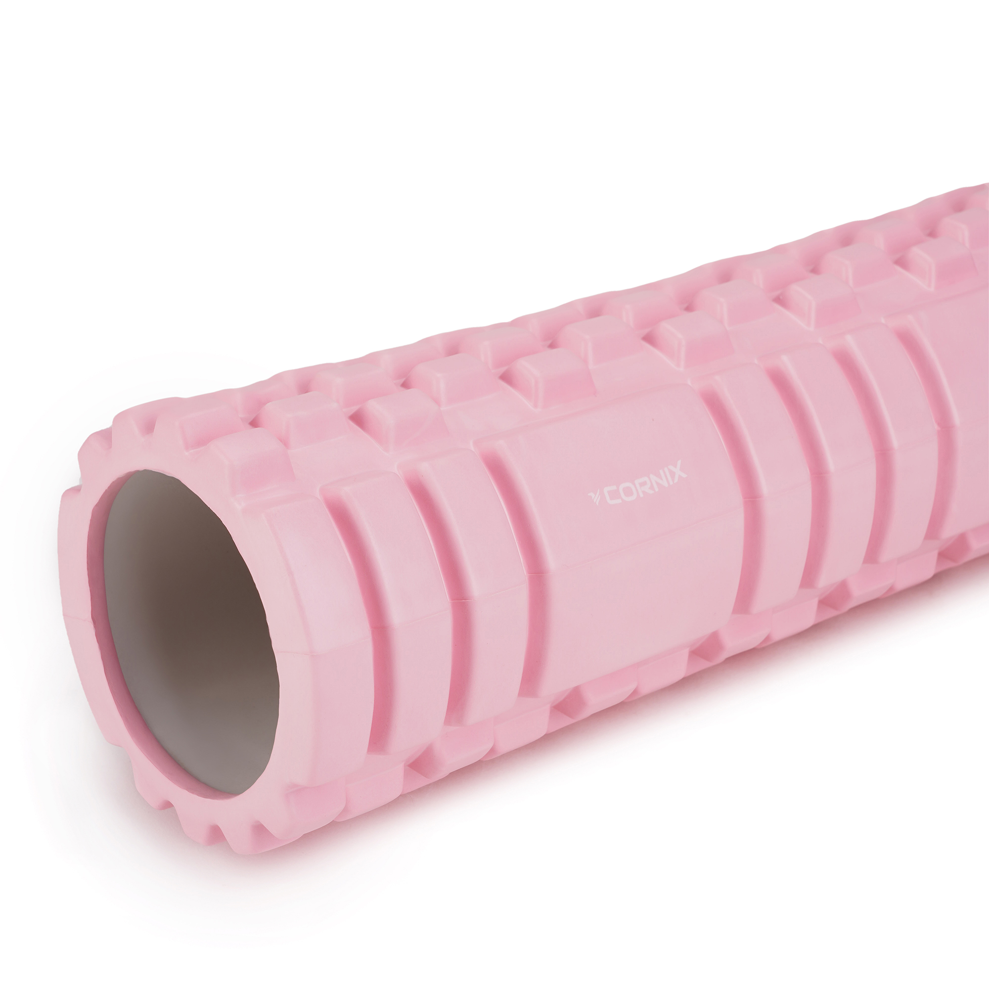 Масажний ролик Cornix EVA 45 x 14 см (валик, роллер) XR-0037 Light Pink — мініатюра 8