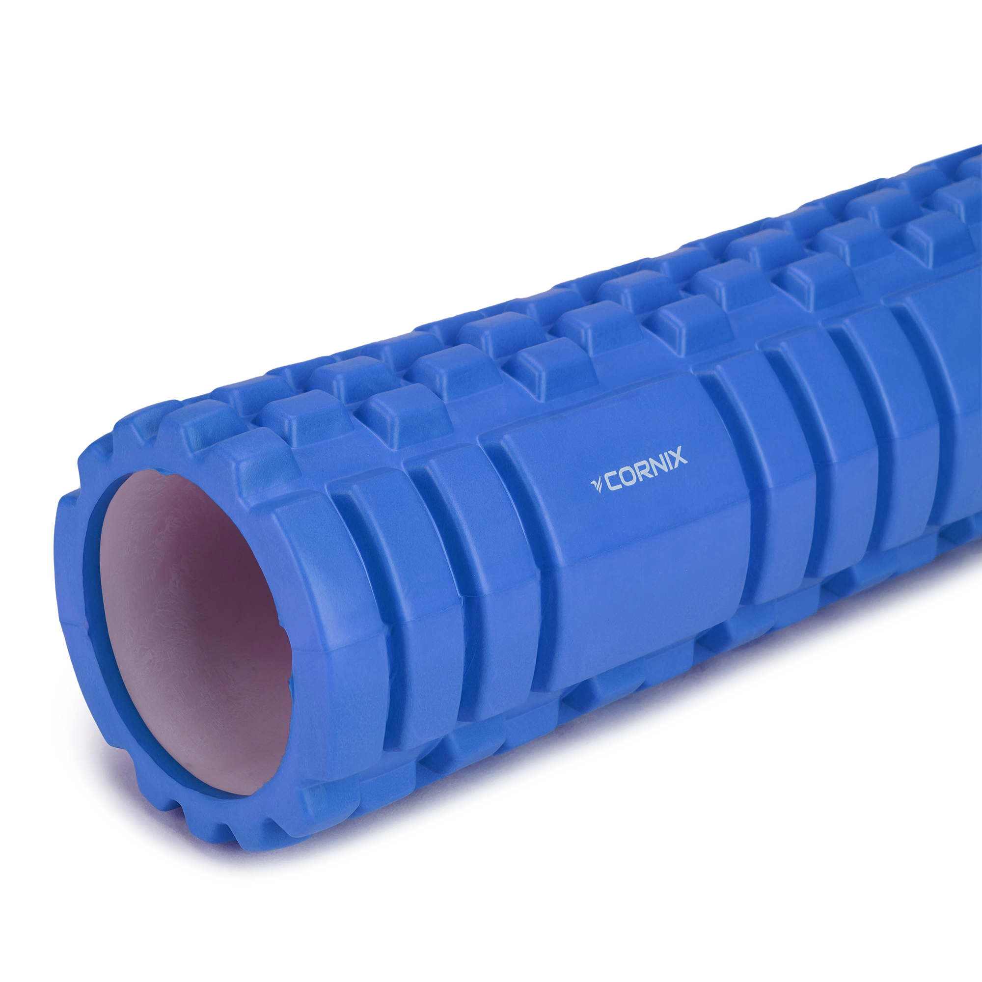 Масажний ролик Cornix EVA 45 x 14 см (валик, роллер) XR-0039 Blue — фото 4