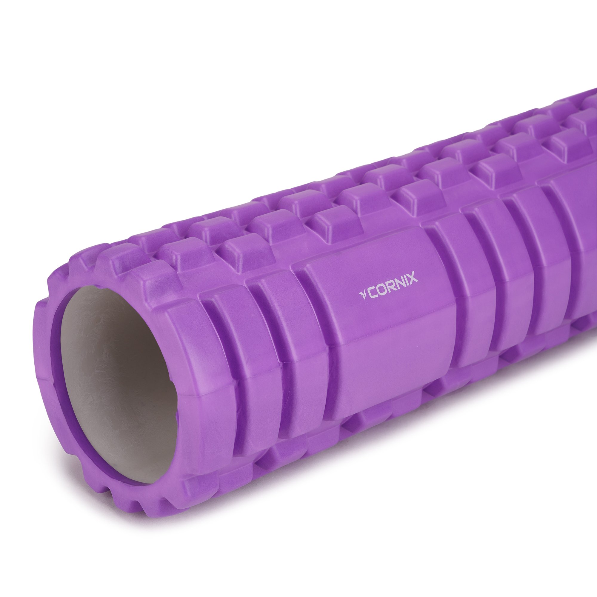 Масажний ролик Cornix EVA 45 x 14 см (валик, роллер) XR-0042 Violet — мініатюра 9